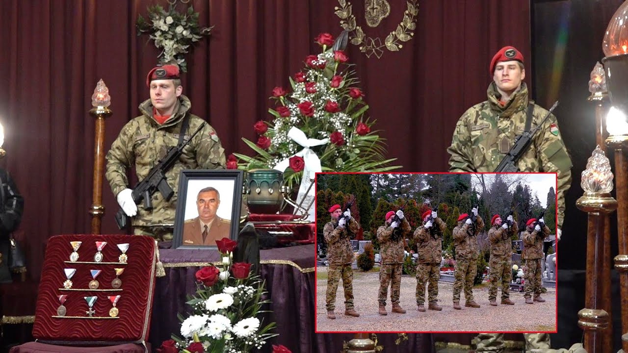 Подполковник Петер Ягадич был похоронен на военной сл...