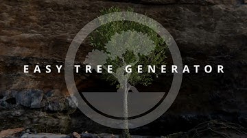 EASY TREE GENERATOR UPDATE 03 - BLENDER