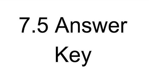 Answers to 7.5 Properties of Kites and Trapezoids