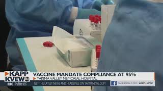 Yakima hospital reports 95% of staff in compliance with vaccine mandate