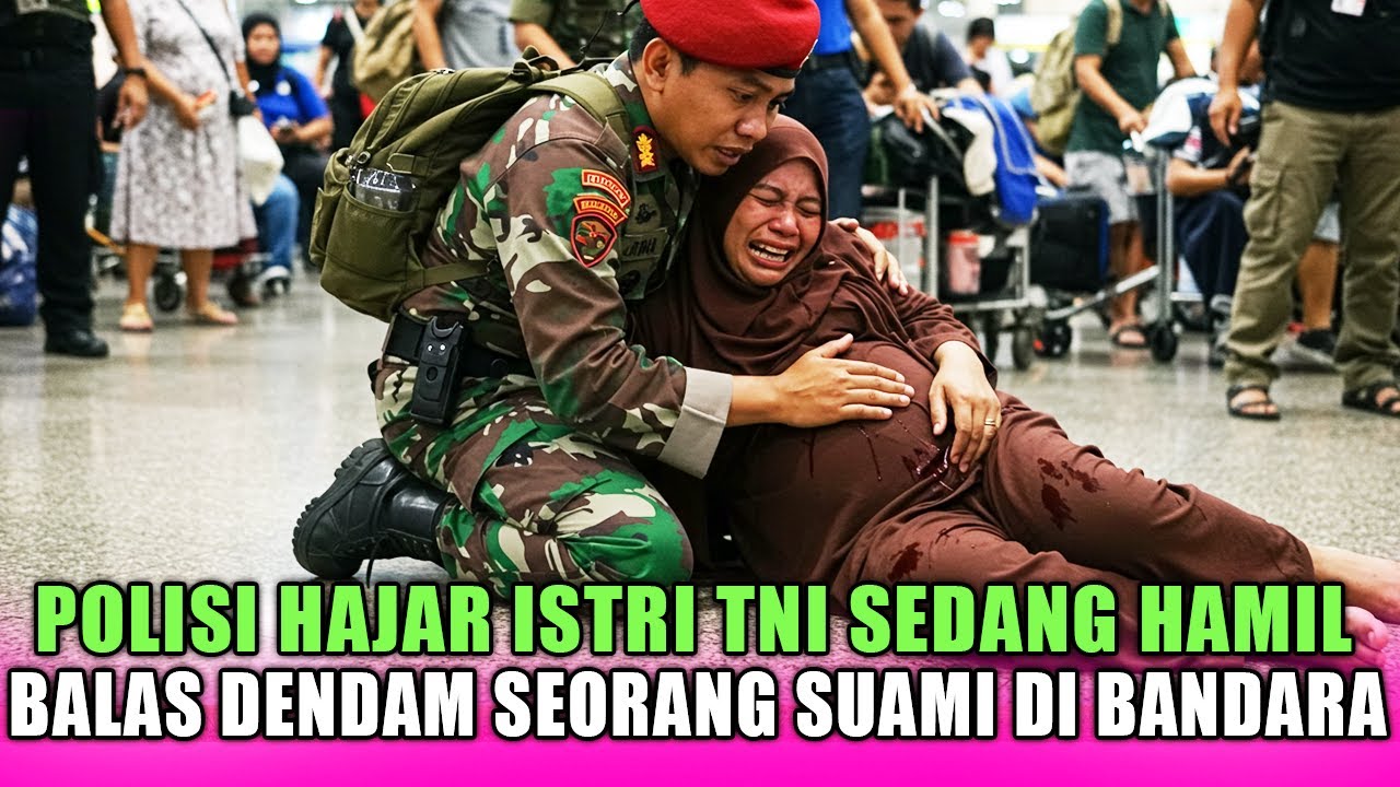 NEKAD‼️POLISI HAJAR ISTRI TNI YANG SEDANG HAMIL, TAK ADA YANG MENOLONG, INI IDENTITAS SANG SUAMI