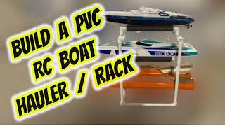 How To Build a PVC R/C Boat Hauler / Storage Rack screenshot 2