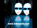 Led mask display  dj booth