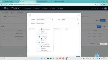 Traxbean GPS Tracking System sub-account role permission Settings