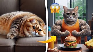 Fat Cat Story 😾😭 #cat