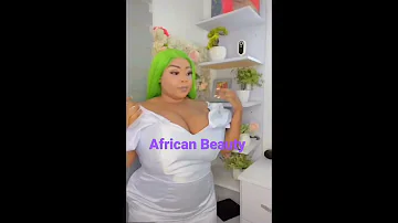 Africans are blessed with beauty 😍 #afro #black #african #hot #short #boobs