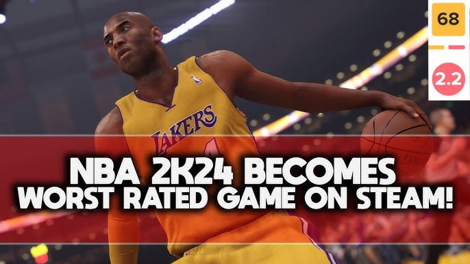 NBA 2K24 the Second-Worst-Rated Steam Game of All Time Following PC Backlash