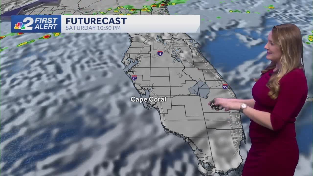 Warm weekend with spotty showers - YouTube
