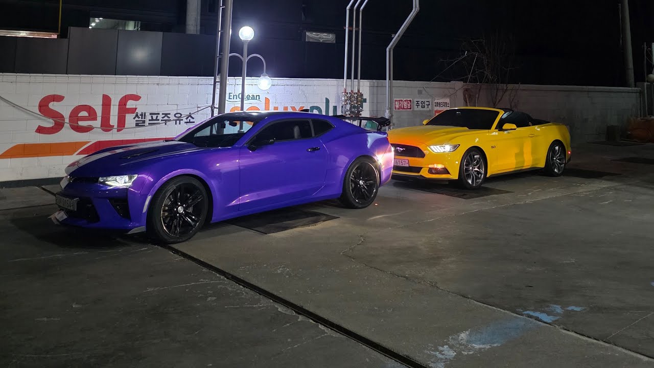 동네 형들이랑 드라이브~~~#vlog #카마로ss #차쟁이