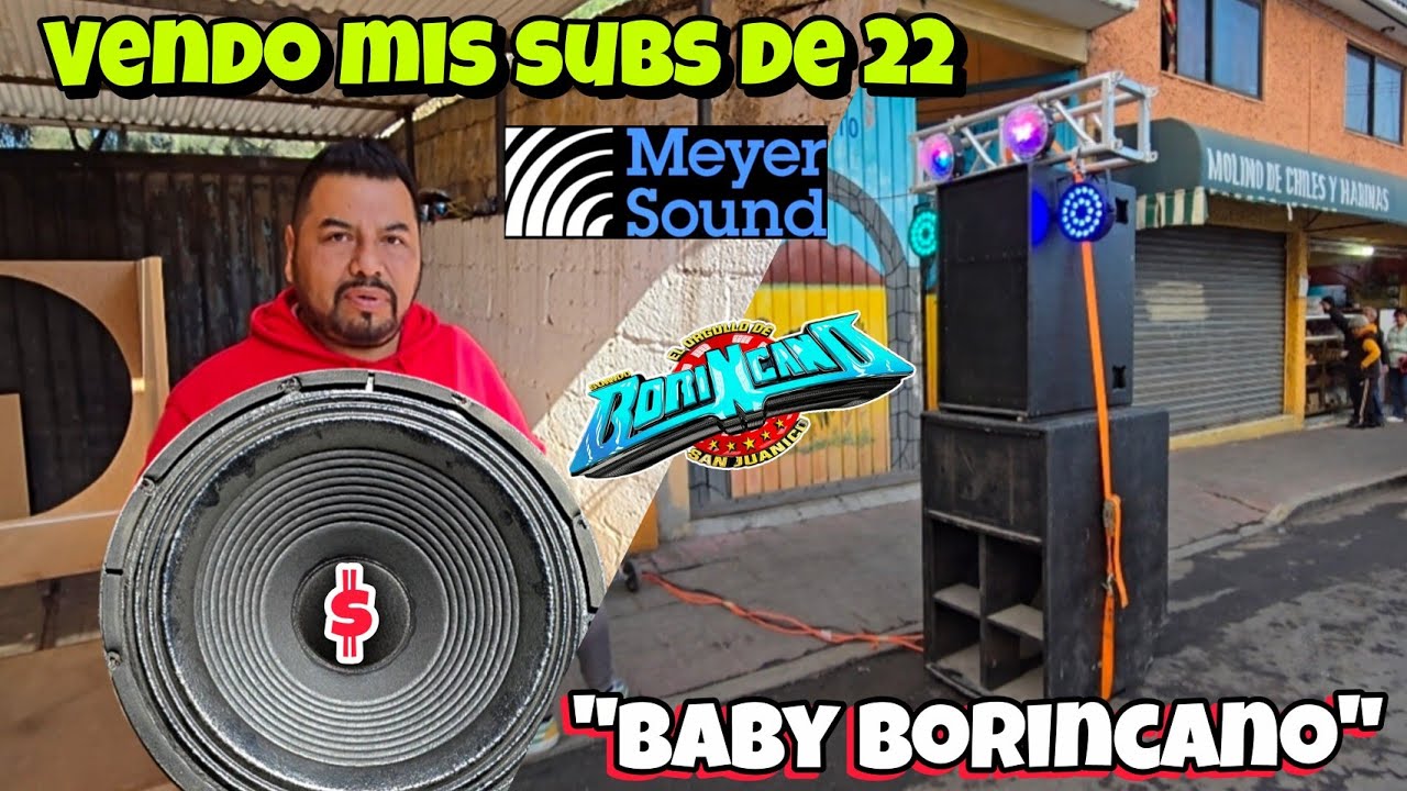 Se van mis bajos Meyer sound de Neodimio//Inauguramos una taquería sólo con 1 bajo y 1 medio!