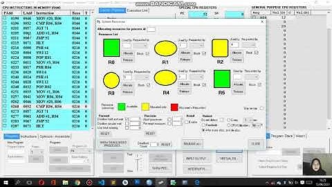 Simulasi DEADLOCK menggunakan CPU OS-SIMULATOR | UAS Sistem Operasi