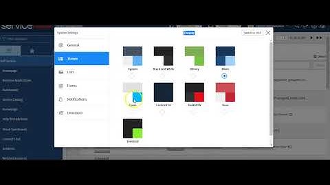 ServiceNow Training Part - 2 ( Define System Setting / Configure User Interface [UI16 & U15] )