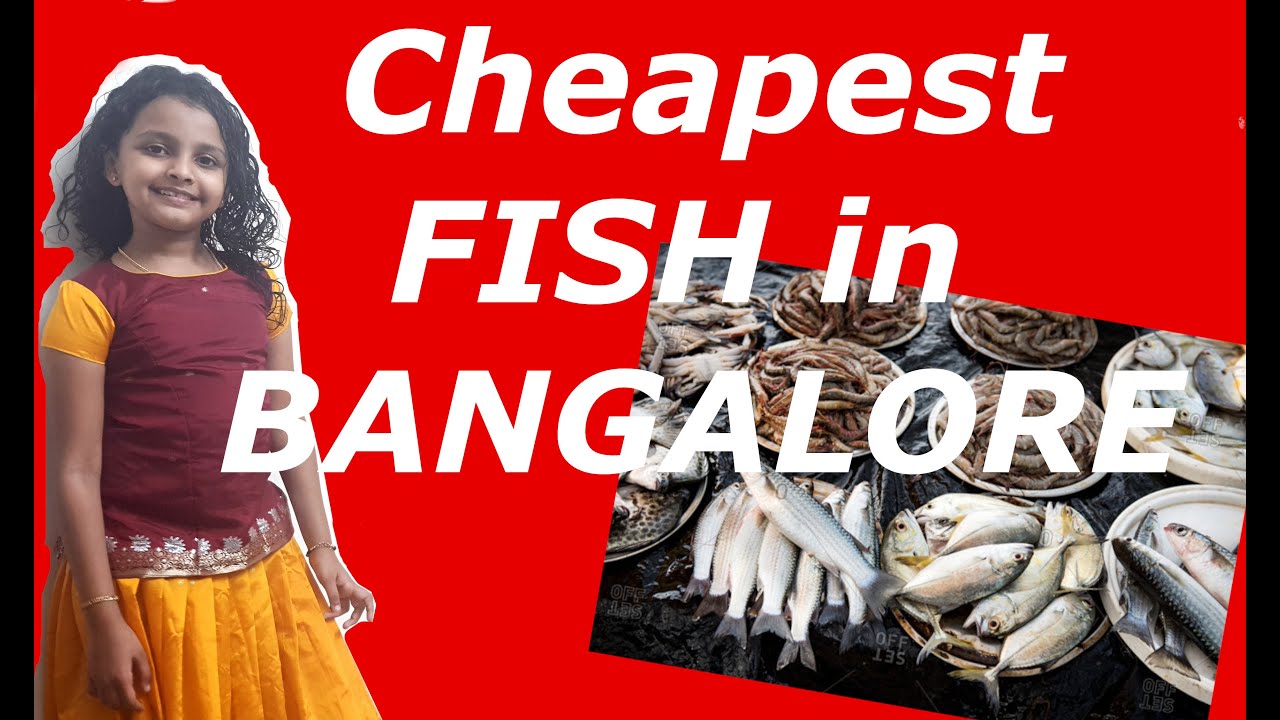 Cheapest Fish in Bangalore Must visit Shivaji Nagar Russel Market