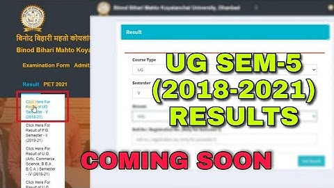 UG SEM-5 (2018-2021) Results Coming Soon | BBMKU | DHANBAD | VSZ #shorts