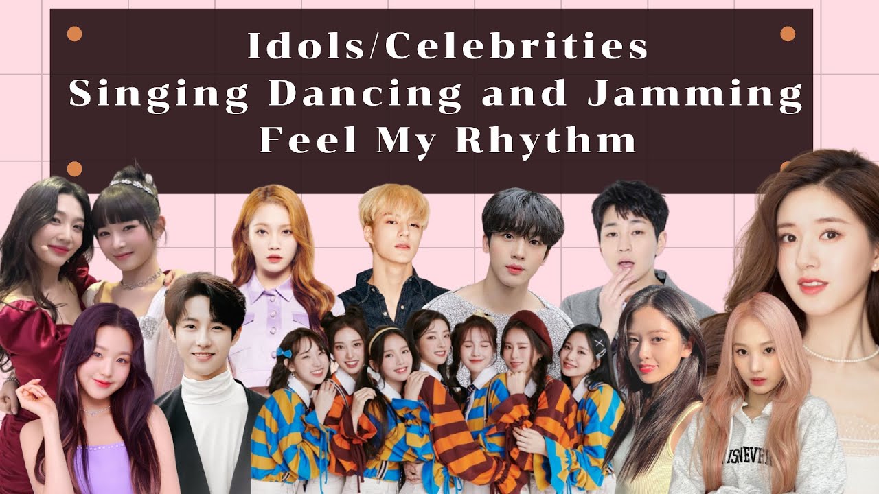 Idols/Celebrities Singing Dancing and Jamming To Red Velvet - Feel My Rhythm + 꽃가루를 날려 PART 3