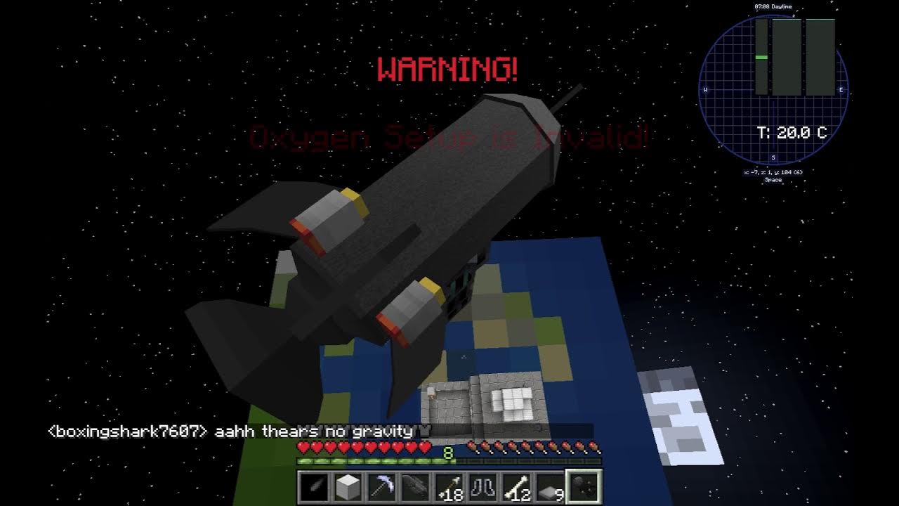 How to go to space in minecraft YouTube