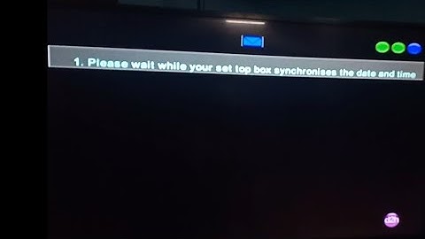 Please wait while your set top box synchronises the date and time error #d2h #videocon