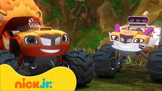 Blaze Jungle Rescues and Races! | Blaze and the Monster Machines | Nick Jr. UK