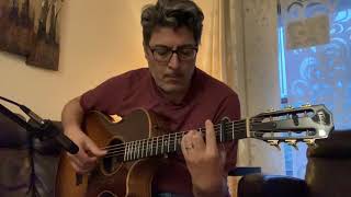 Video thumbnail of "Agni Parthene (Guitar cover)  عذراء يا أم الإله (غيتار)"