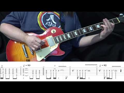 Queen I Want It All Guitar Tab With On-Screen Performance