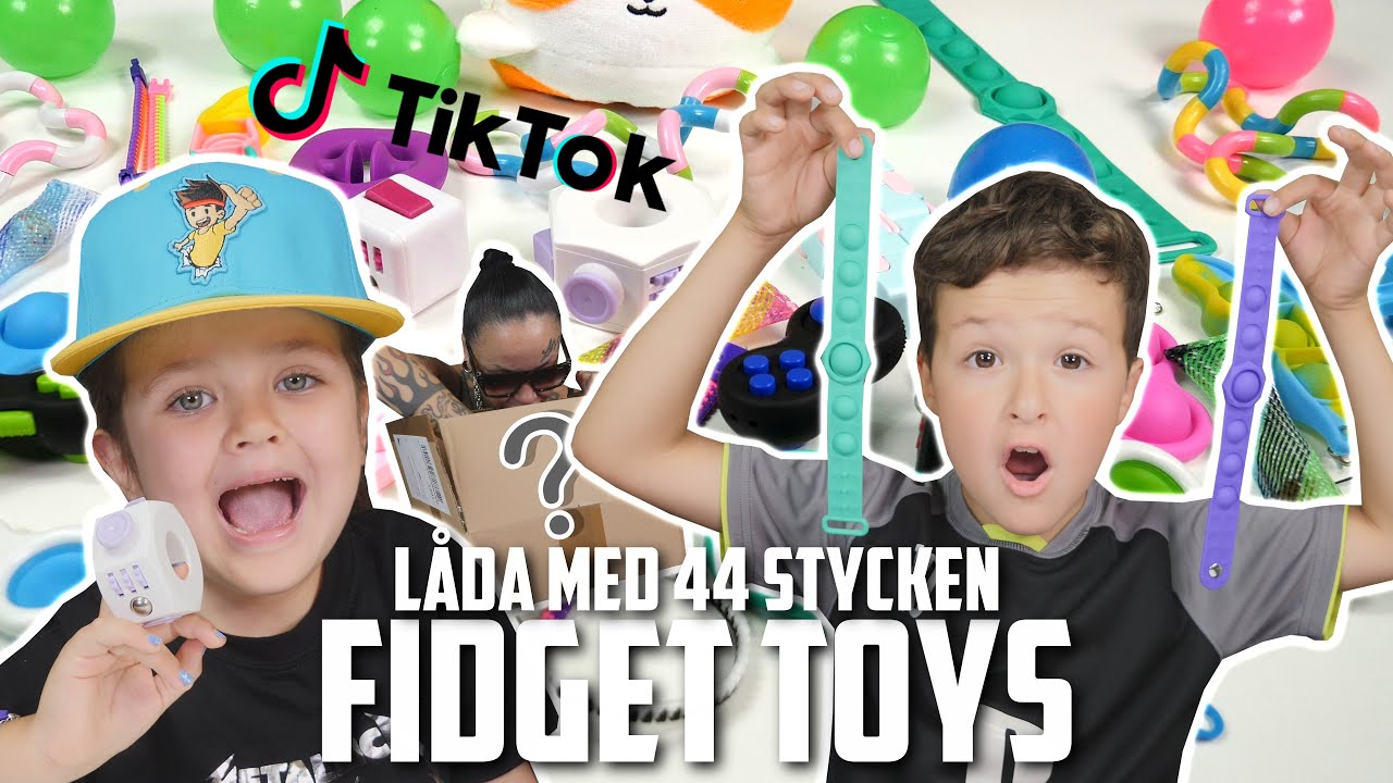 MYSTERYBOX MED 44 STYCKEN FIDGETS