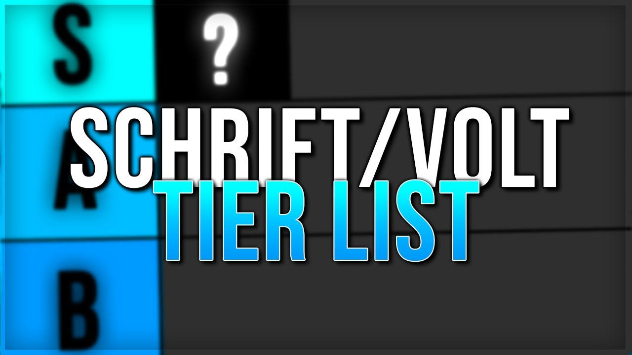 Official Schirfts Vollst ndig Tier List Peroxide YouTube official-schirfts-vollst-ndig-tier-list-peroxide-youtube
