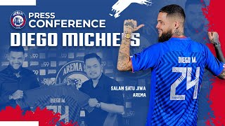 Resmi! Sesi Perkenalan Diego Michiels di Arema FC