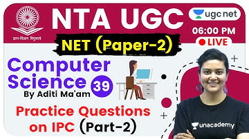 NTA UGC NET 2020 (Paper-2) | Computer Science by Aditi Ma
