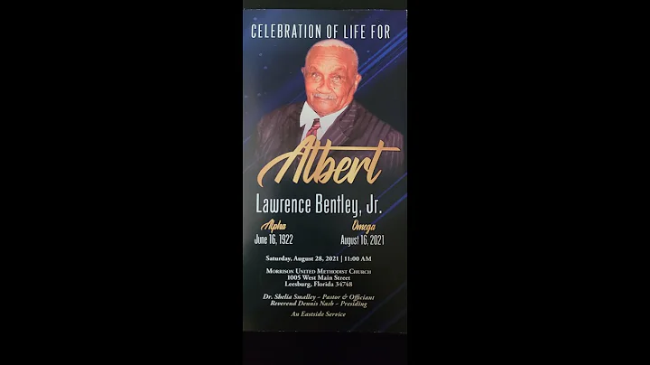 Albert Lawrence Bentley Jr. (June 16,1922-August 1...
