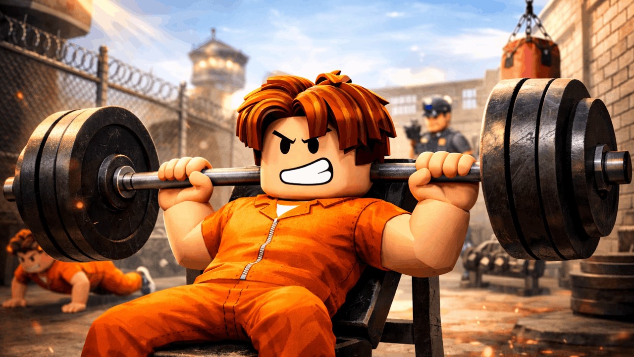 Working Out In A Roblox Prison