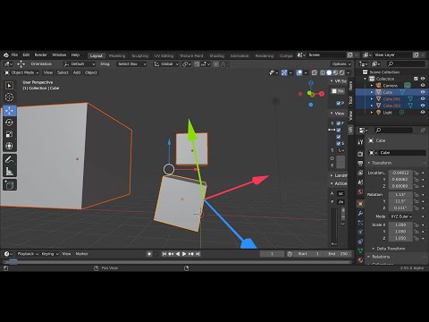 Blender XR Actions: Select / Transform