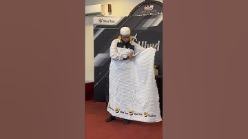 Cara/Tips Pakai Ihram - Ust Khalid Basalamah. Disampaikan pada saat manasik umroh Uhud Tour #makkah