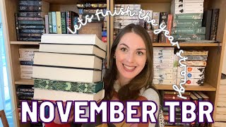 NOVEMBER TBR | Crossing my fingers for a normal month