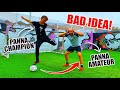 I Challenged The UK CHAMPION To A PANNA Match...