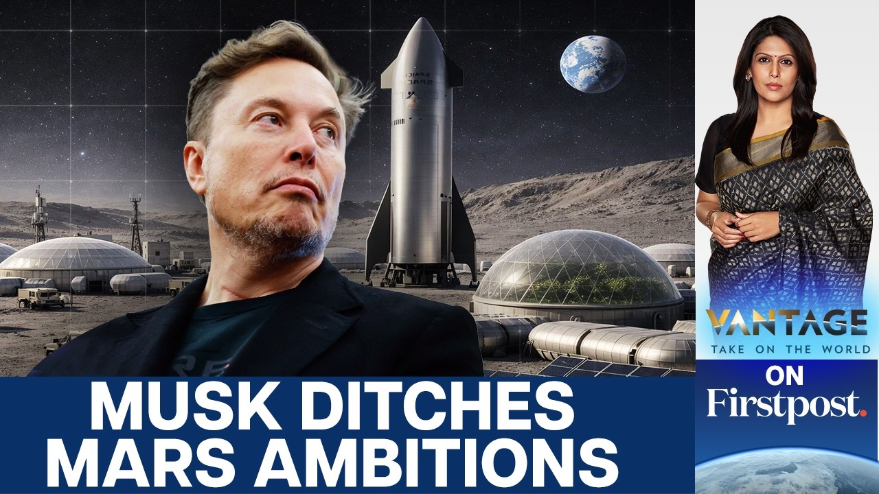 Почему Илон Маск и SpaceX переключают внимание с Марса на Луну | Vantage с Палки Шармой