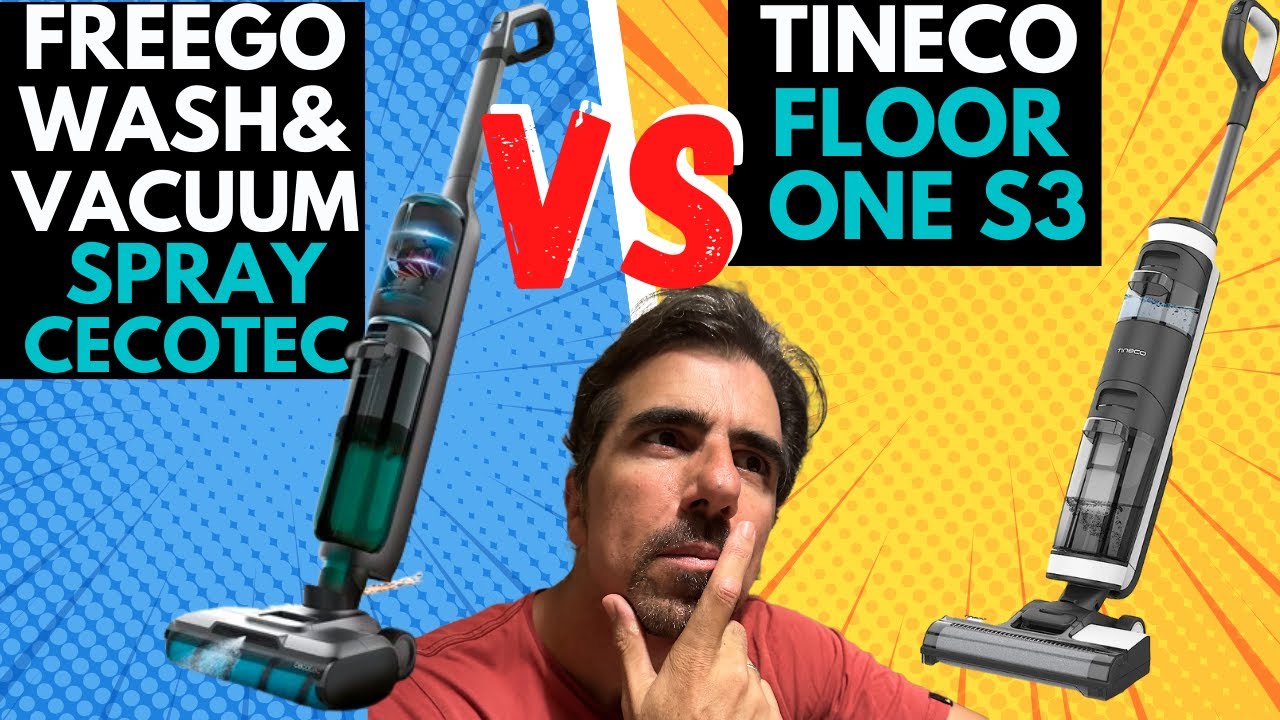 🥇Cecotec Freego Vacuum&Wash Spray VS Tineco Floor One S3🔴 