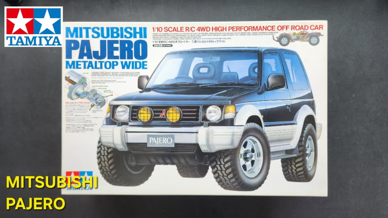 TAMIYA 49490 Mitsubishi Pajero Metaltop Wide Unboxing | 1/10 RC