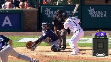 SEA@DET: Ruiz stays in game after hit on the foot