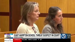 Woman accused of making East Hampton school threat due in court