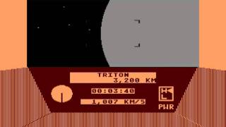 Atari 8-bit The Halley Project (Mindscape) secret mission part 2 ending