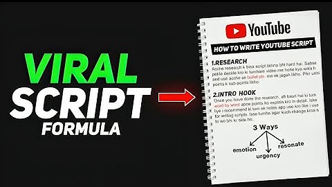 Write YouTube Script Like This & Get 2X Watch Time! 😏