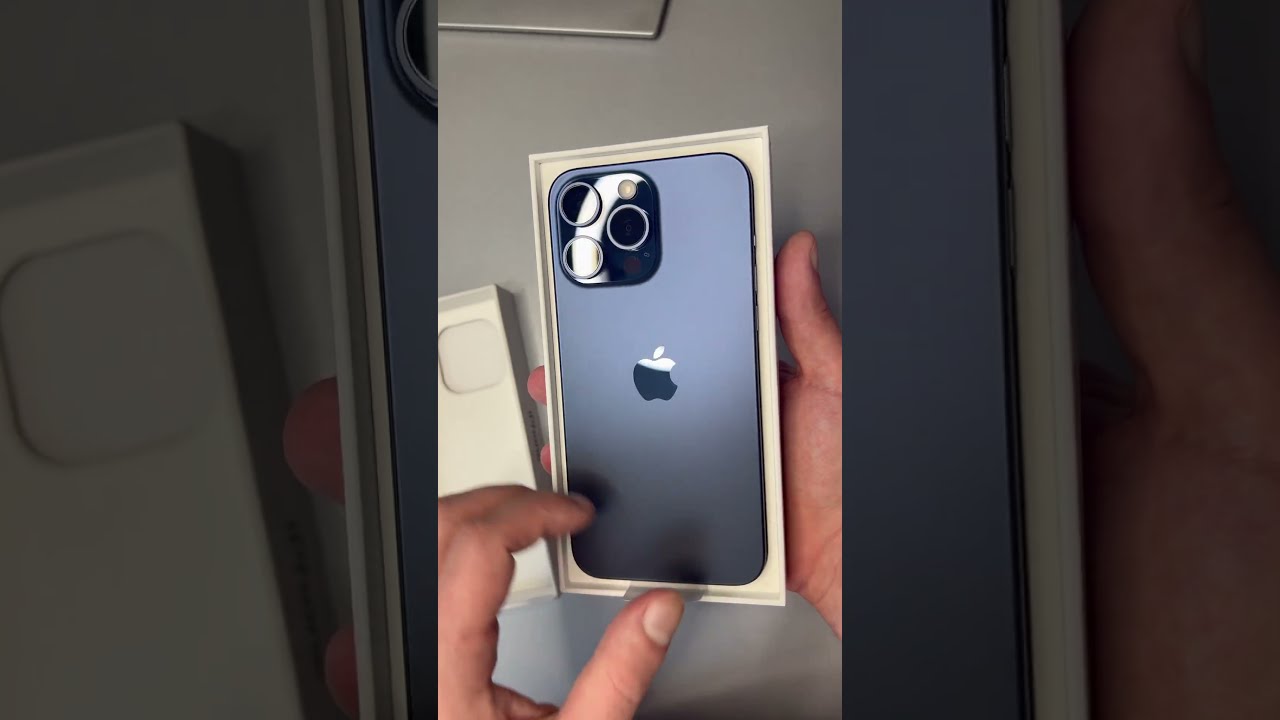 Unboxing Apple iPhone 15 Pro Max 256GB Blue Titanium - YouTube