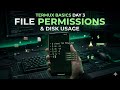 Termux Basics Day 3 👾 | File Permissions & Disk Usage Explained