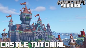 Minecraft: How to Build a Medieval Castle | Tutorial | Survival