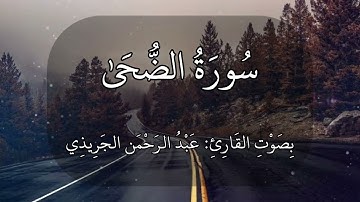 سورة الضحى عبدالرحمن الجريذي 🤍🌸🤍🌸🤍 #quran #قرآن #ذكر #اجر والضحى والليل إذا سجى ما ودعك ربك وما قلى