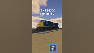 CSX ES40DC Test Train Horn Variant 2 (RO-Scale: Chicagoland)