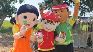 BADUT BOBOIBOY NEMU SNACK KARAKTER KINDER JOY SOSIS BOBOIBOY