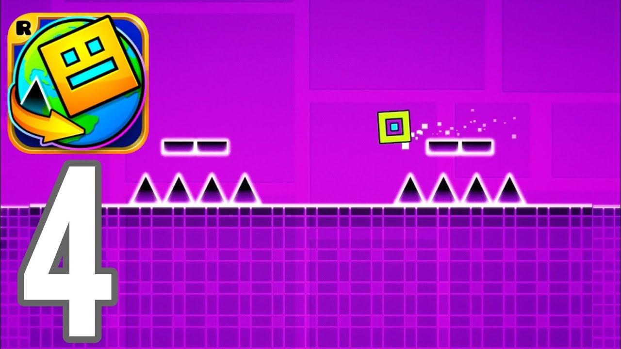 Geometry Dash - Gameplay Walkthrough Part 4 (iOS/Android) - YouTube