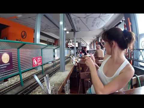 🍳 🍔 🍟 Прага. Ресторан с паровозиками. Пиво вагонами (Prague Vytopna)