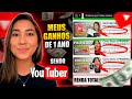 Meus ganhos em 1 ano no youtube quanto ganha um youtuber iniciante vale a pena ser youtuber 2024